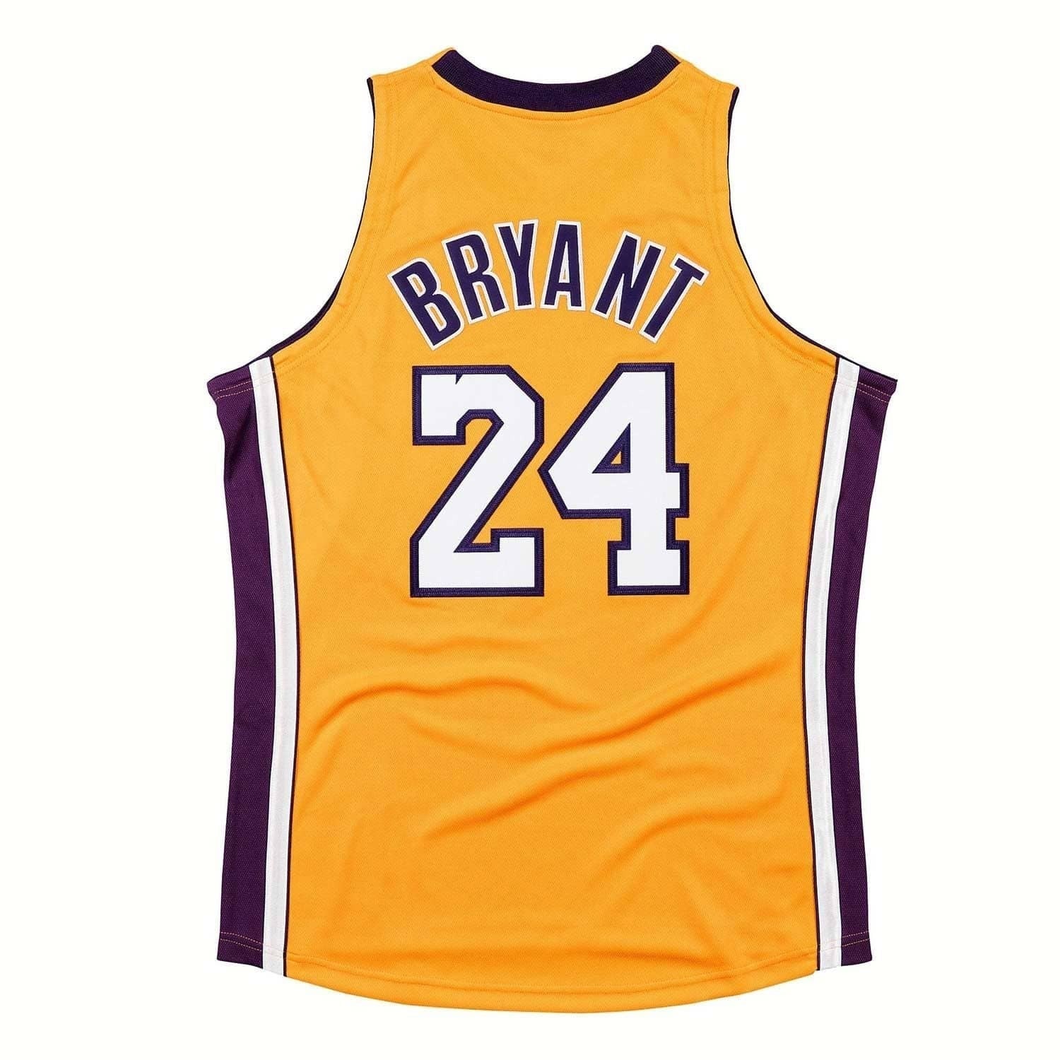 Mitchell & Ness : Men's Kobe Bryant Gold Los Angeles Lakers 2008/09 Hardwood Classics Authentic Player Jersey