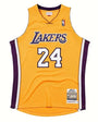 Mitchell & Ness : Men's Kobe Bryant Gold Los Angeles Lakers 2008/09 Hardwood Classics Authentic Player Jersey