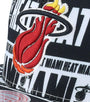 Mitchell & Ness : Miami Heat Meat Paper Black Snapback