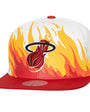 Mitchell & Ness : NBA Hot Fire Snapback HWC Miami Heat