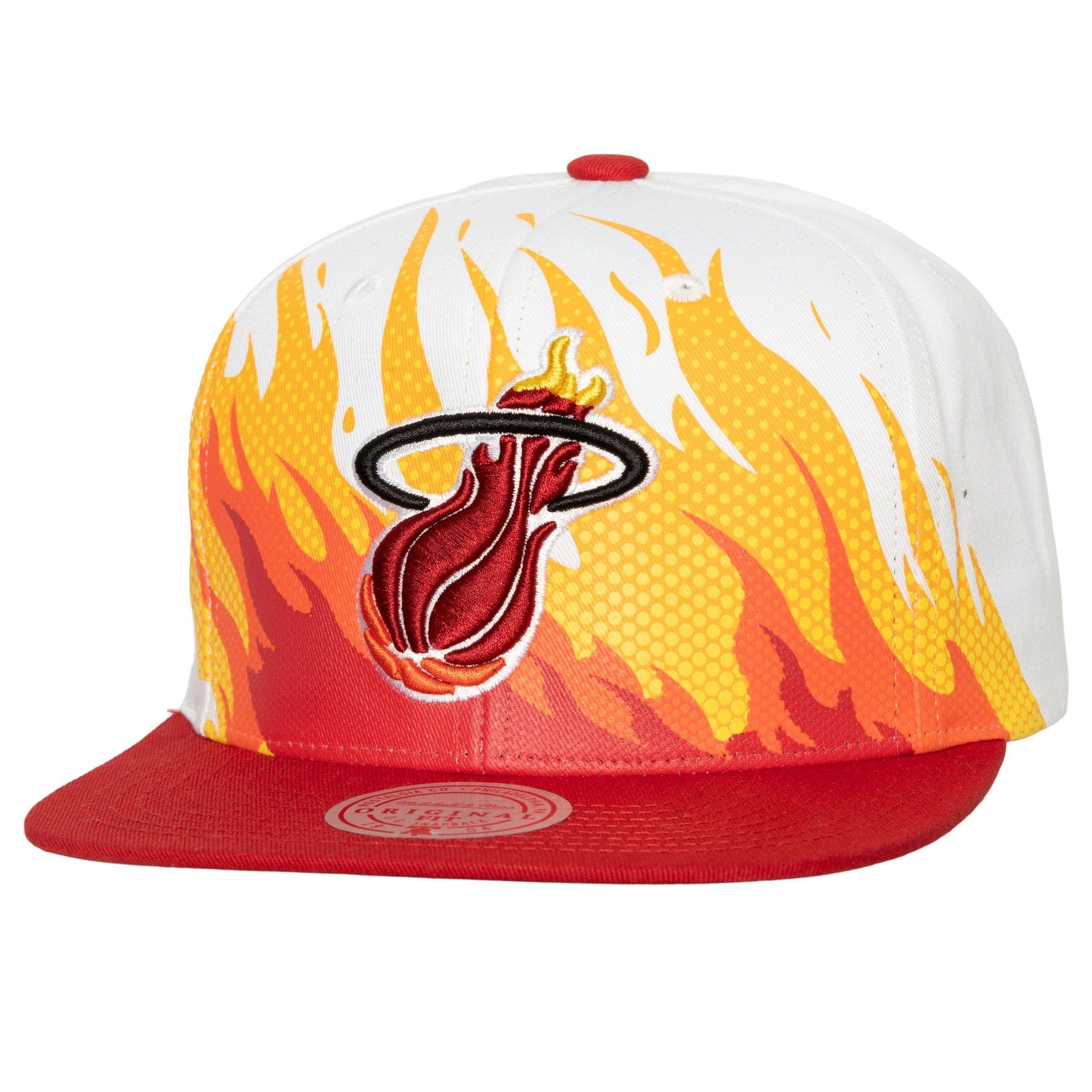 Mitchell & Ness : NBA Hot Fire Snapback HWC Miami Heat