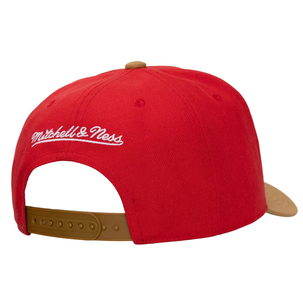 MITCHELL & NESS :  Vancouver Grizzlies red/khaki