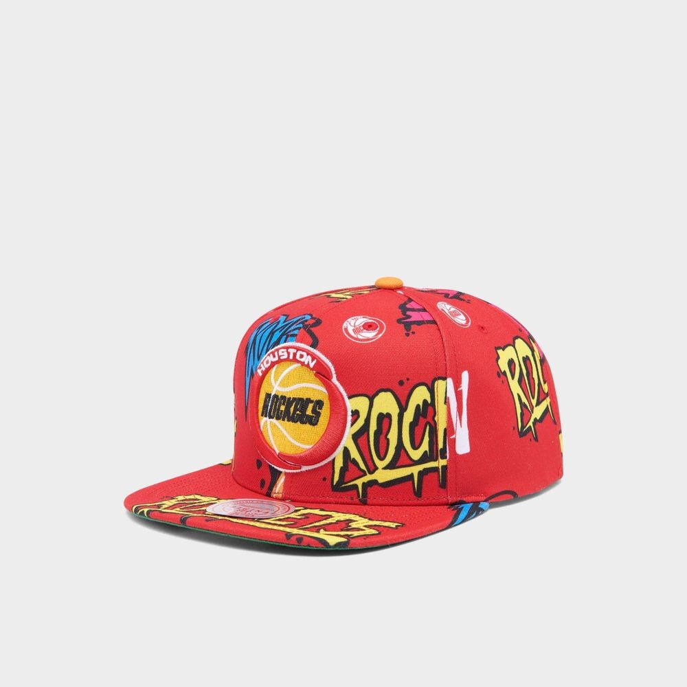 Mitchell & Ness : NBA Sticker Pack Snapback HWC Rockets