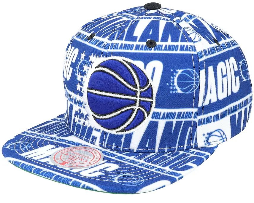 Mitchell & Ness : Orlando Magic Meat Paper Blue Snapback