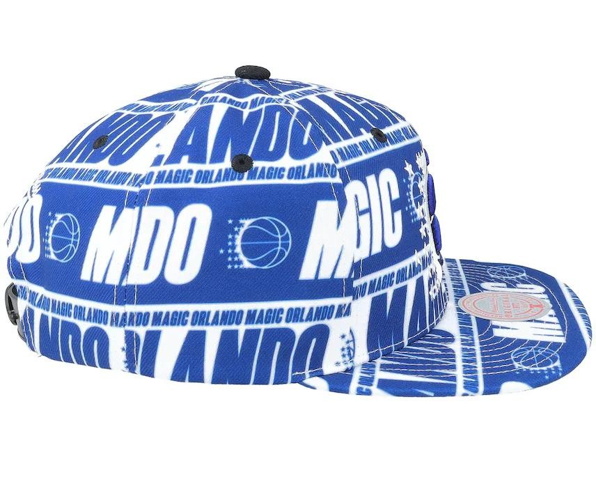 Mitchell & Ness : Orlando Magic Meat Paper Blue Snapback