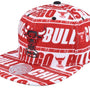 Mitchell & Ness : Chicago Bulls Meat Paper Red Snapback