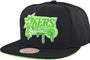 Mitchell & Ness : Philadelphia 76ers Slime Drip Black/Neon Green