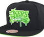 Mitchell & Ness : Philadelphia 76ers Slime Drip Black/Neon Green