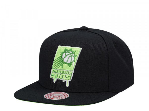 Mitchell & Ness : Phoenix Suns Slime Drip Black/Neon Green