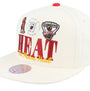 Mitchell & Ness : Reframe Retro Snapback HWC Miami HEAT