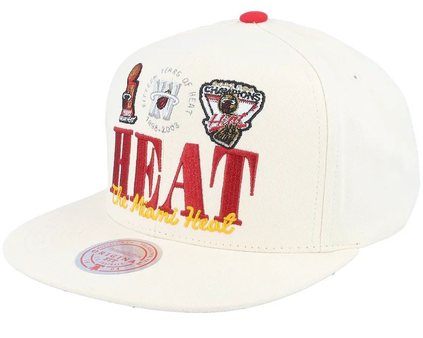 Mitchell & Ness : Reframe Retro Snapback HWC Miami HEAT