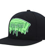 Mitchell & Ness : Sant Antonio Spurs Slime Drip Black/Neon Green