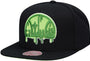 Mitchell & Ness : Seattle Supersonics Slime Drip Black/Neon Green