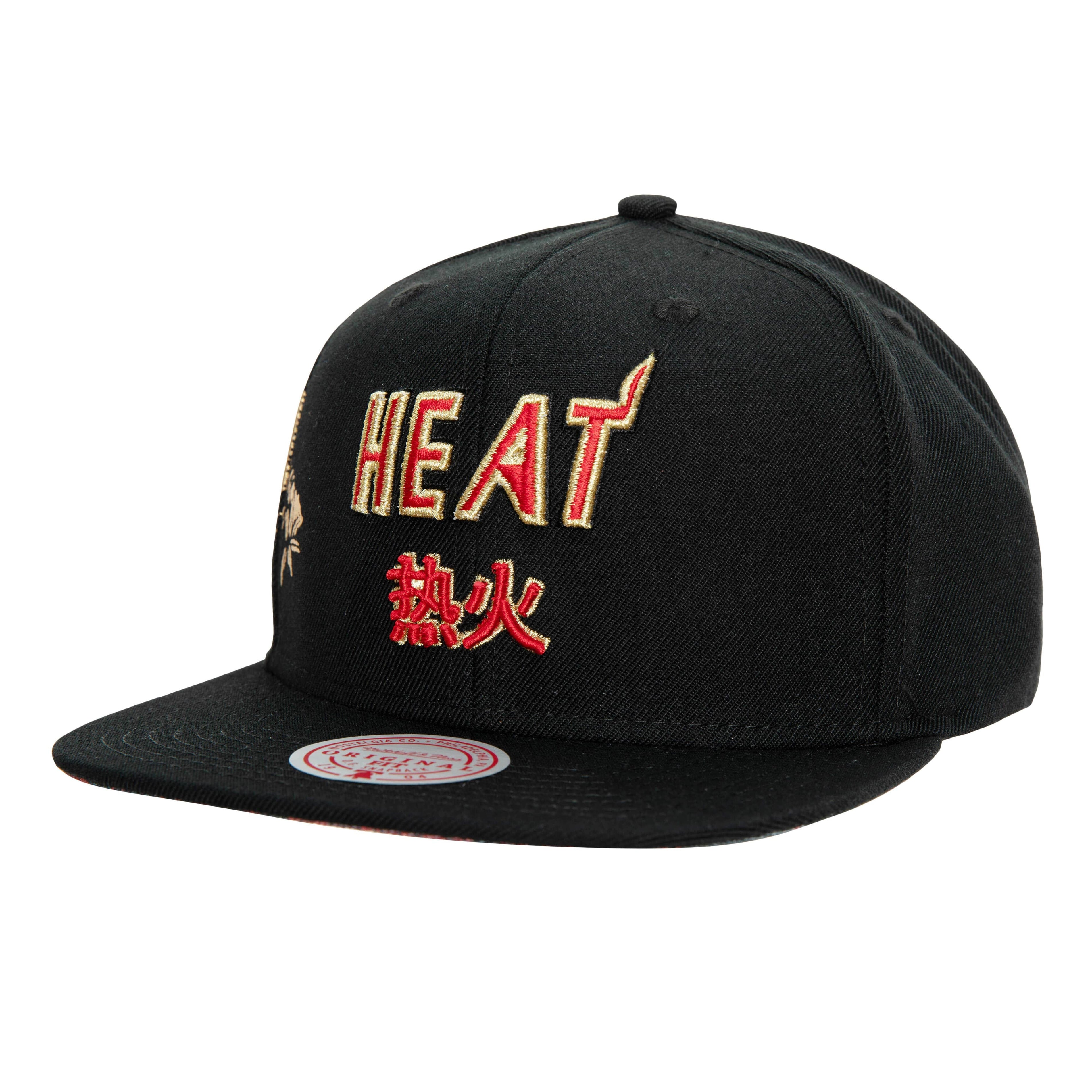 Mitchell & Ness : Water Tiger Snapback HWC Miami Heat