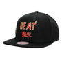 Mitchell & Ness : Water Tiger Snapback HWC Miami Heat