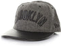New Era Cap : Leather Tweed Brooklyn Nets