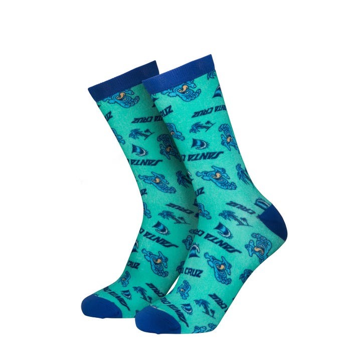 Santa Cruz : Beach Bum Scene Socks (2 Pack)
