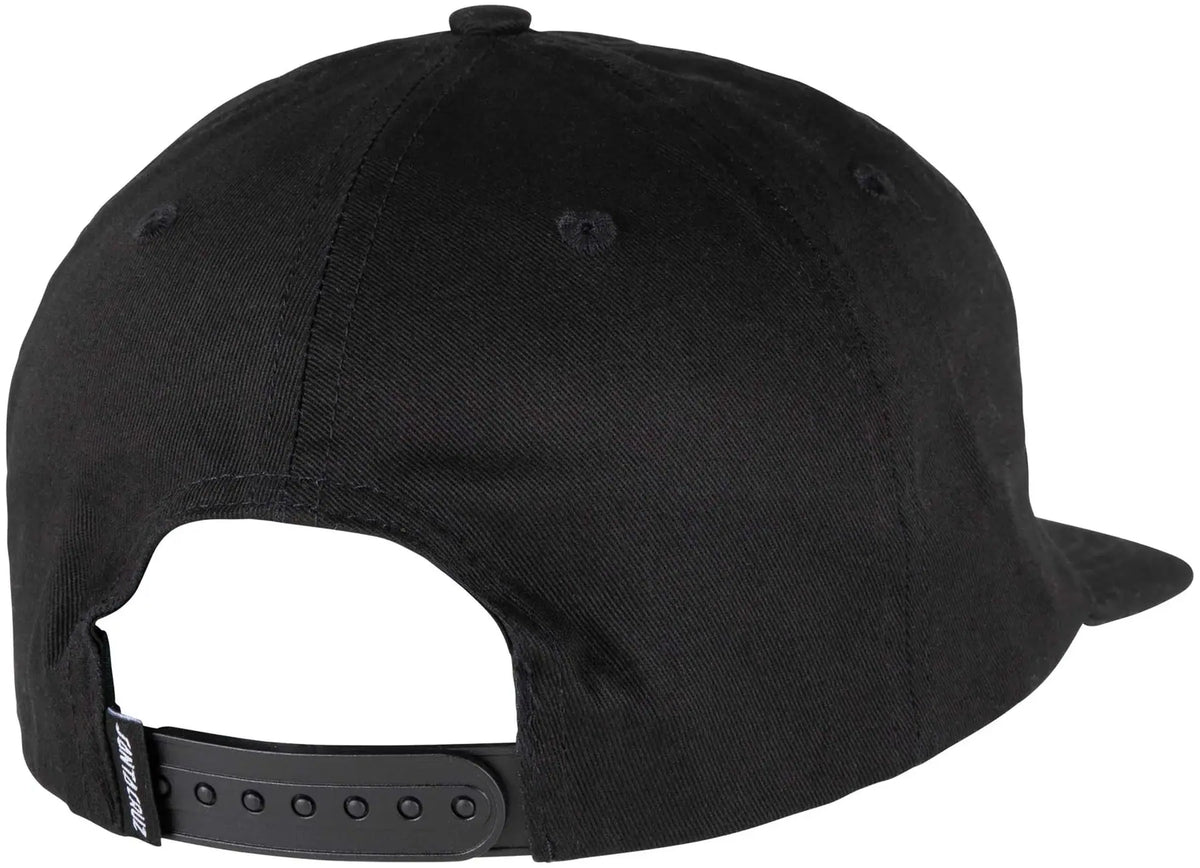 SANTA CRUZ : Cruz Label Snapback Black