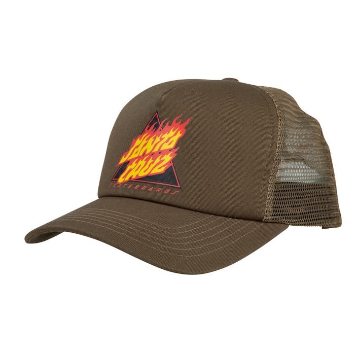 SANTA CRUZ : Flamed Not A Dot Meshback Cap