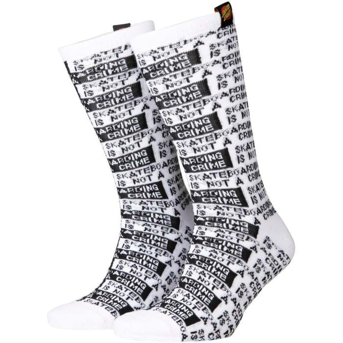 Santa Cruz : Not A Crime Socks